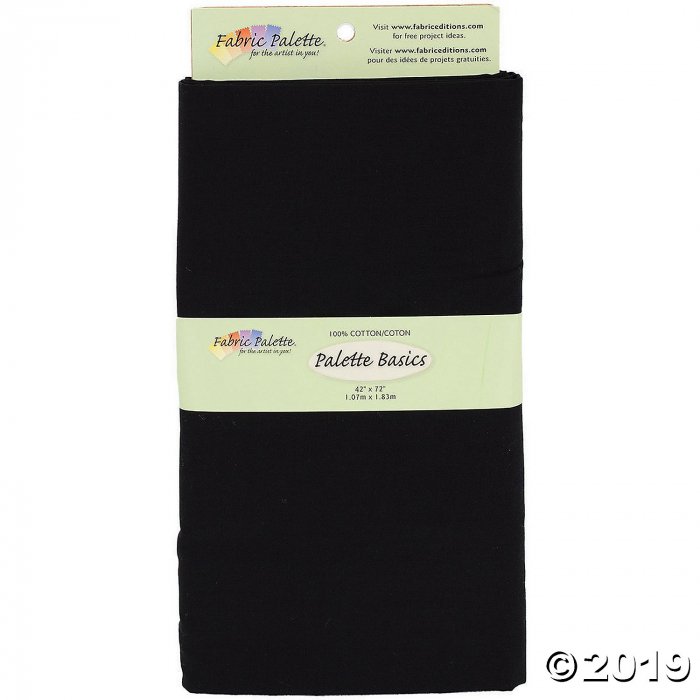 Fabric Palette Precut 42"X72"-Black (1 Set(s))