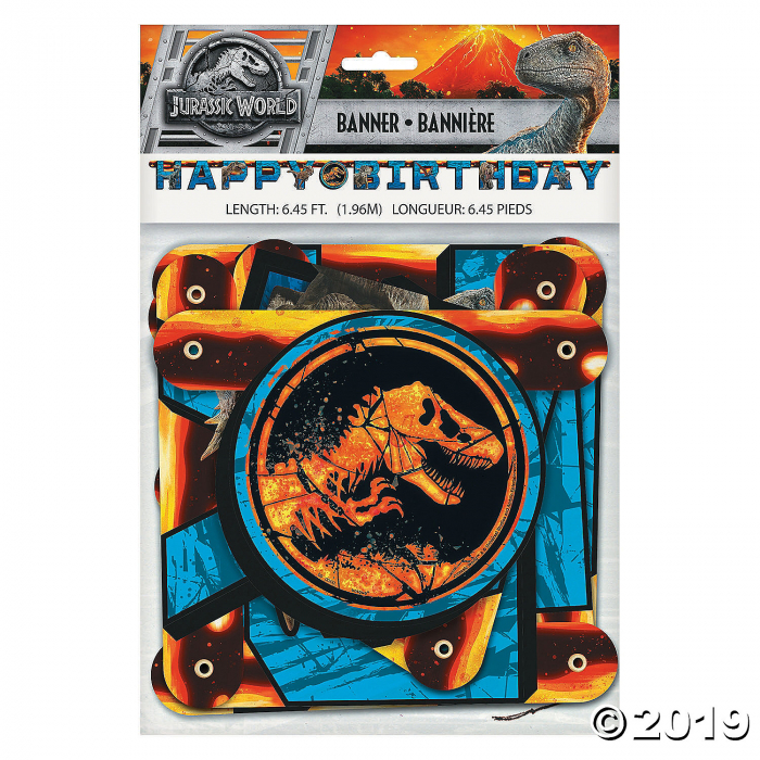 Jurassic World Birthday Paper Banner (1 Piece(s))