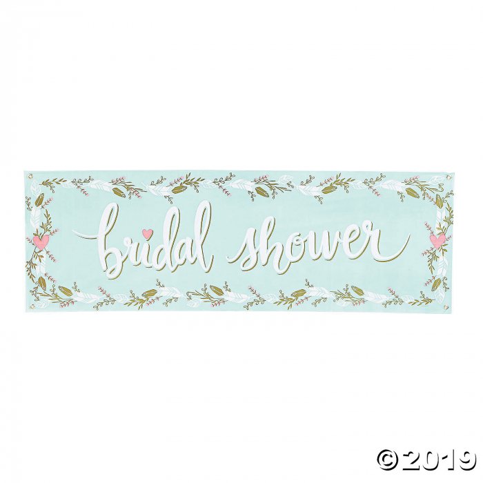 Mint To Be Bridal Shower Plastic Banner (1 Piece(s))