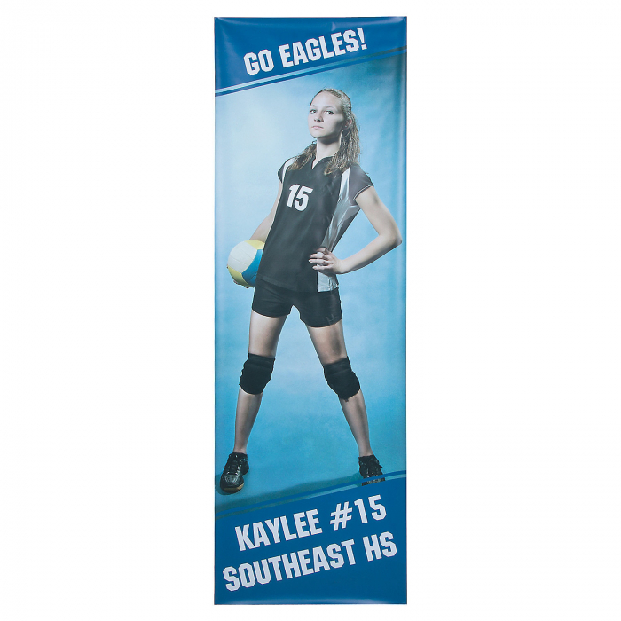 Large Personalized Team Spirit Vertical Photo Banner (1 Piece(s))
