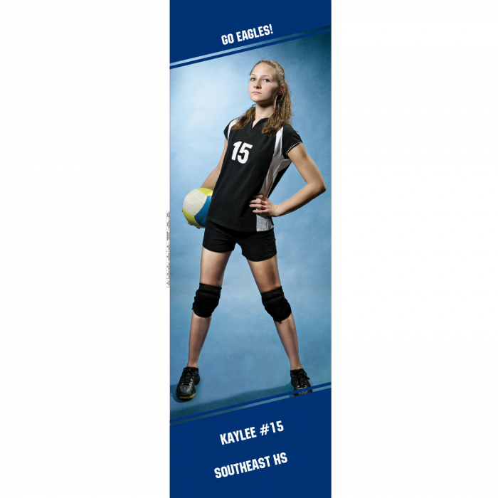 Large Personalized Team Spirit Vertical Photo Banner (1 Piece(s))