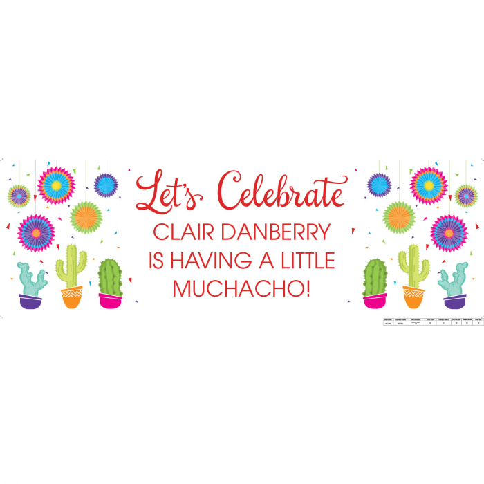 Personalized Fiesta Baby Shower Banner - Small (1 Piece(s))