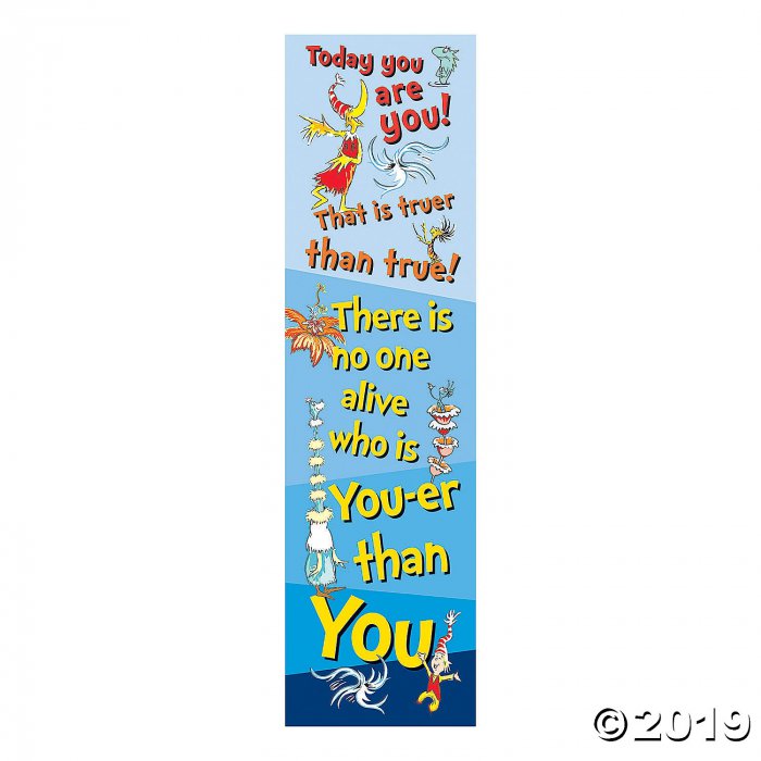 Eureka® Dr. Seuss Motivational Vertical Banner (1 Piece(s))