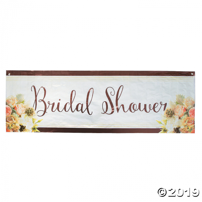 Rose Gold Bridal Shower Banner (1 Piece(s))