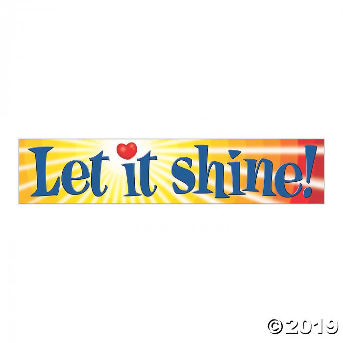 Quotable Expressions® Let It Shine Banner (1 Piece(s))