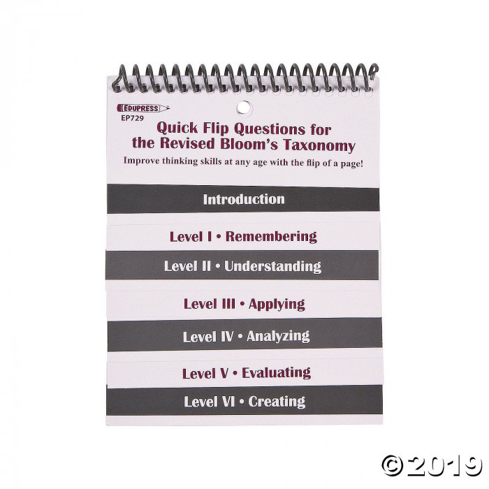 Edupress® Quick Flip Questions for the Revised Bloom's Taxonomy (1 Set(s))