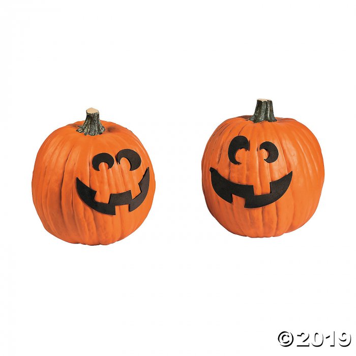 Jack-o'-Lantern Pumpkin Decorating Craft Kit (Makes 12)