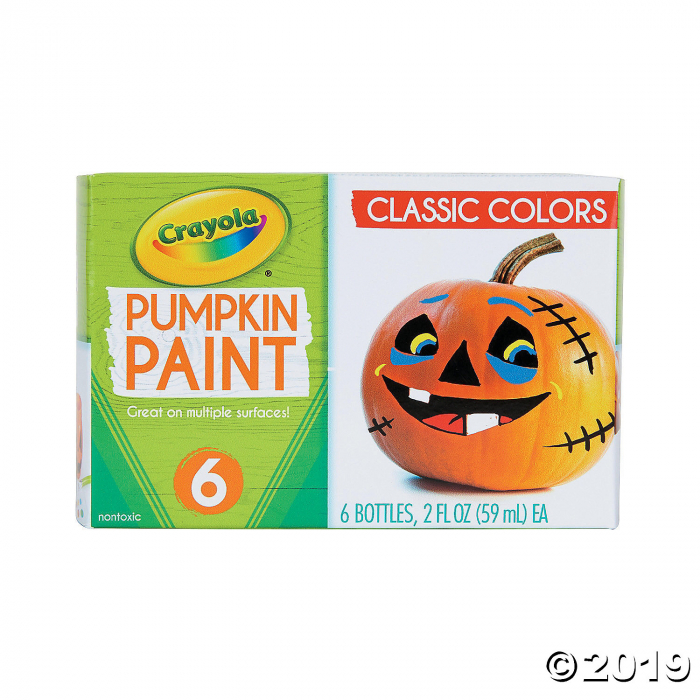 2 oz. Crayola® Classic Colors Acrylic Pumpkin Paint - Set of 6 (1 Set(s))
