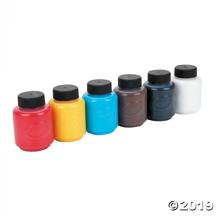 2 oz. Crayola® Classic Colors Acrylic Pumpkin Paint - Set of 6 (1 Set(s))