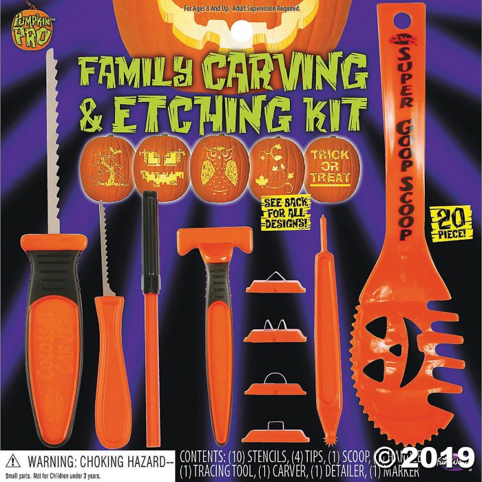 Pumpkin Carving Set with Etching Kit (1 Piece(s))