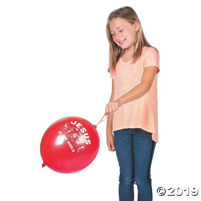 Light of the World Latex Punch Ball Balloon Assortment (Per Dozen)