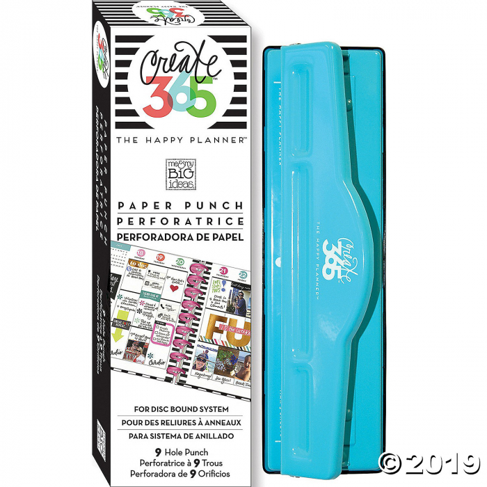 Me & My Big Ideas The Happy Planner Classic Punch-9 holes (1 Piece(s)) Me & My Big Ideas The Happy Planner Classic Punch-9 holes (1 Piece(s))