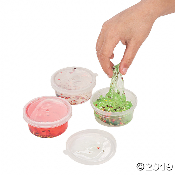 Christmas Confetti Slime (Per Dozen)