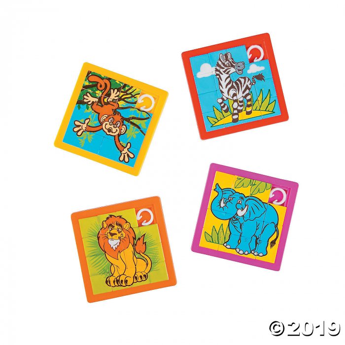 Zoo Animal Slide Puzzles (Per Dozen)