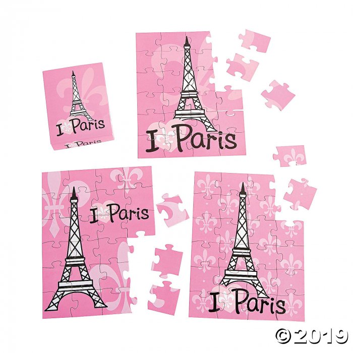 Perfectly Paris Mini Puzzles (Per Dozen)