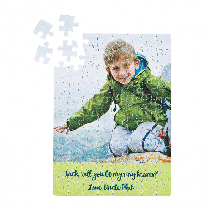 Custom Photo Ring Bearer Rectangular Puzzle (1 Piece(s))