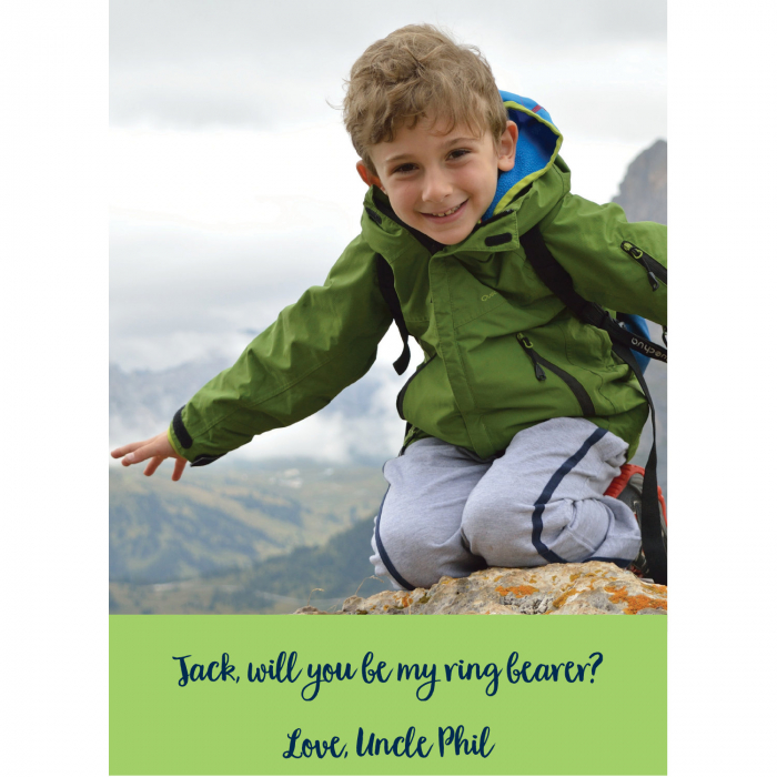 Custom Photo Ring Bearer Rectangular Puzzle (1 Piece(s))