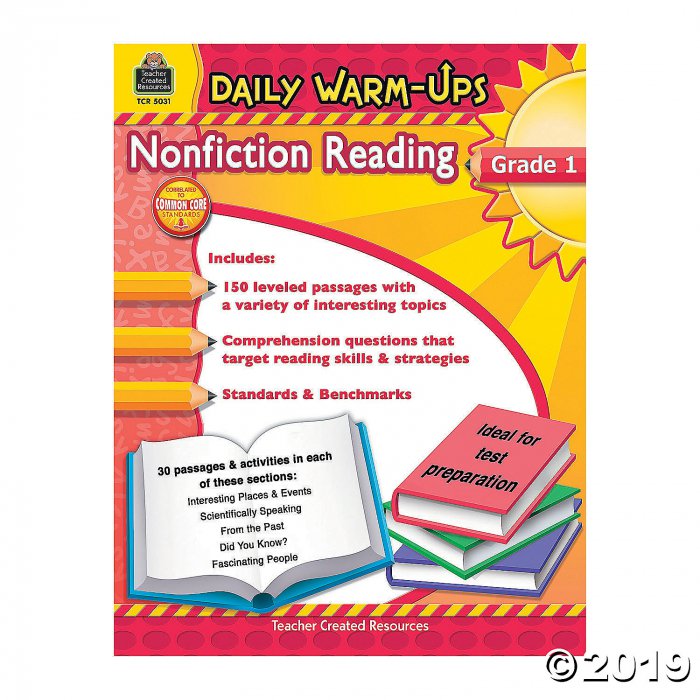 Daily Warm-Ups: Nonfiction Reading - Grade 1 (1 Piece(s))