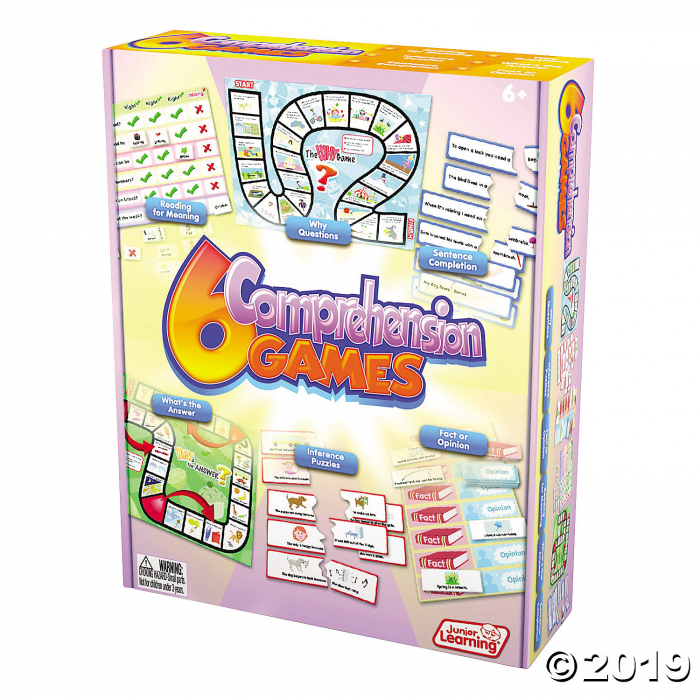 Comprehension Games Set of 6 (1 Set(s))