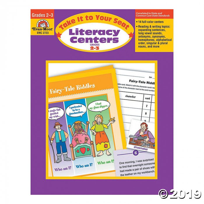 Take It to Your Seat: Literacy Centers - Teacher Resource Book, Grades 2-3 (1 Piece(s))