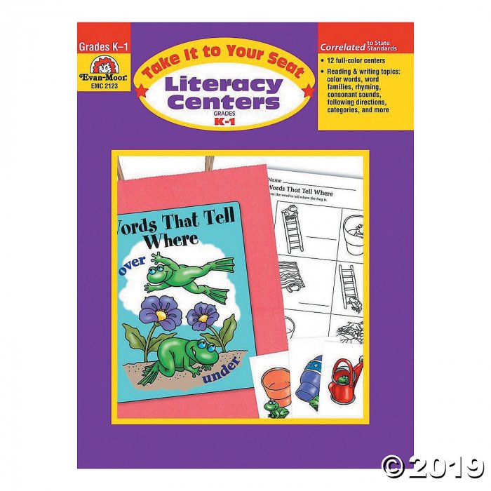 Take It to Your Seat: Literacy Centers - Teacher Resource Book, Grades K-1 (1 Piece(s))