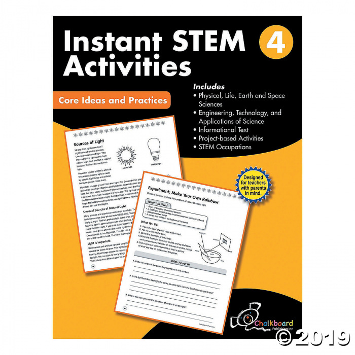 STEM Instant Activities Workbook, Grade 4 (1 Piece(s))