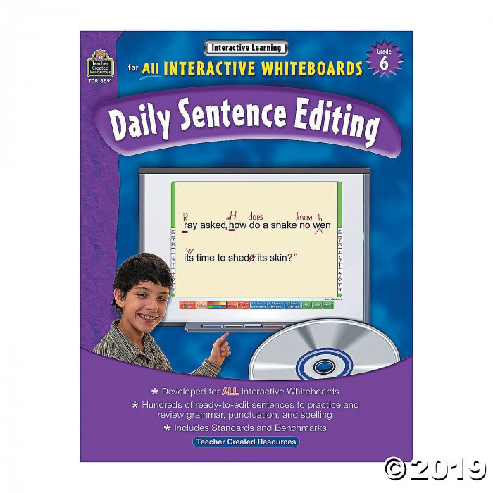 Daily Sentence Editing Grade 6 (1 Piece(s))