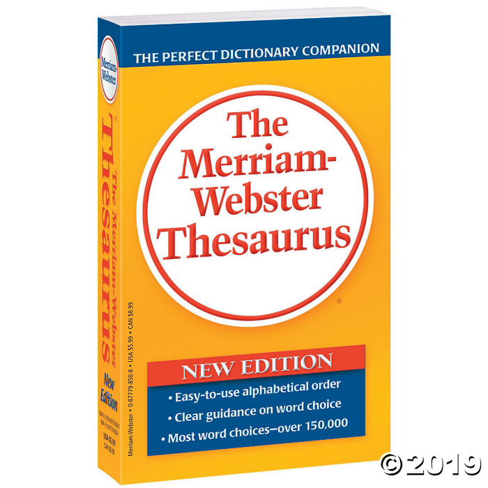 (3 Ea) Merriam Websters Thesaurus (3 Piece(s))