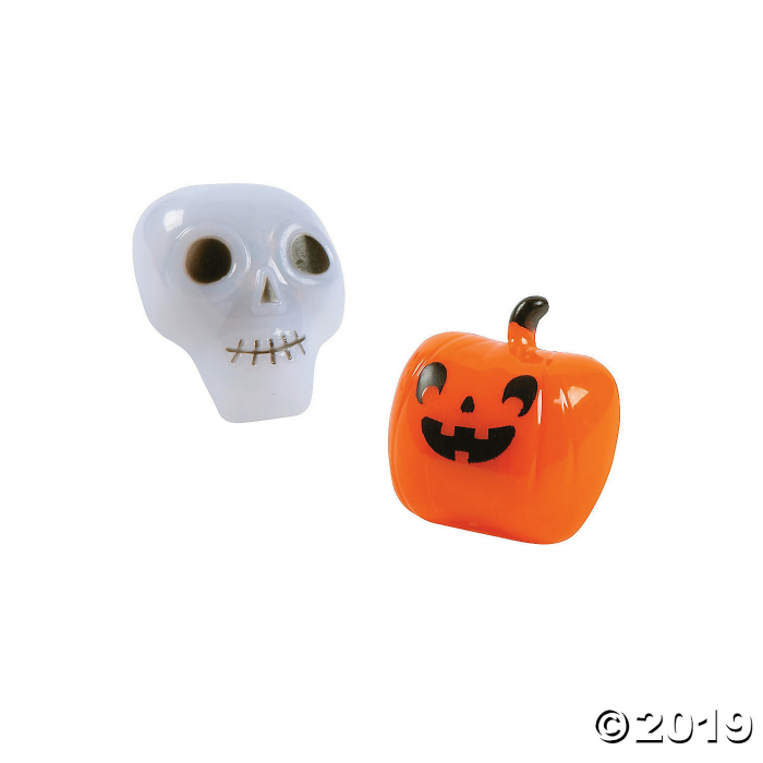 Halloween LED Light-Up Rings (Per Dozen)