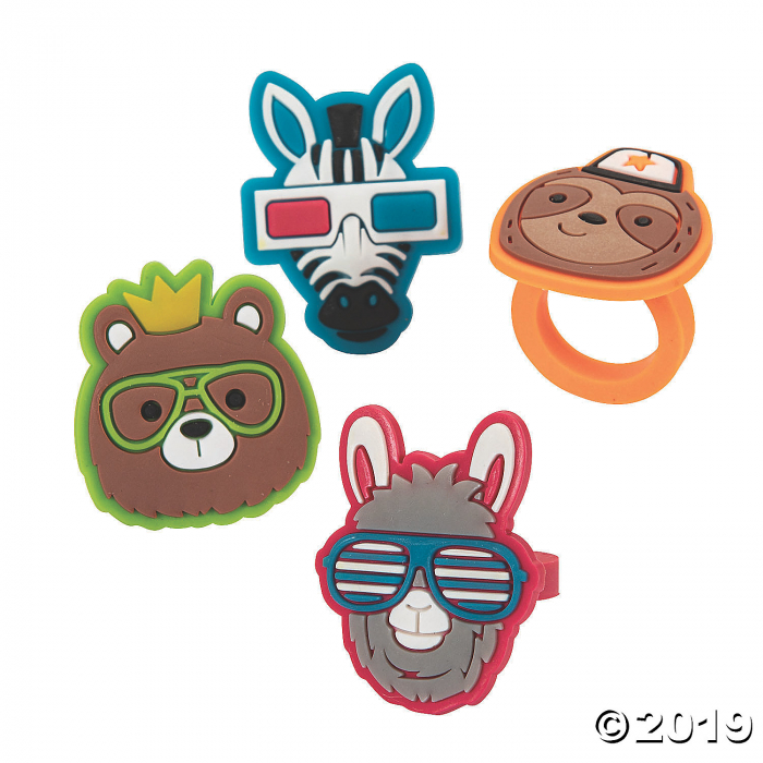 Funtastic Animal Rings (Per Dozen)