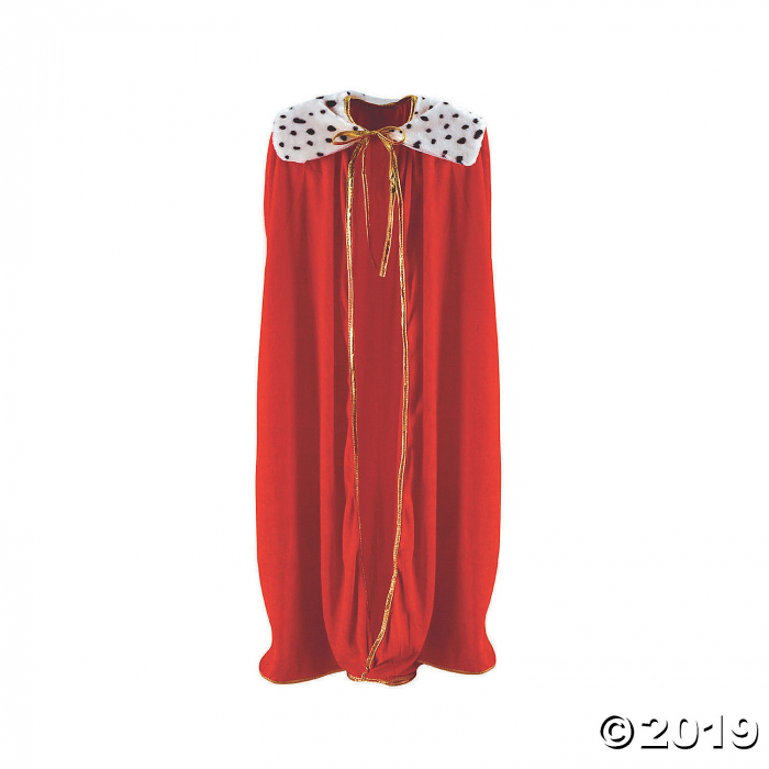 Adult's Red King/Queen Robe (1 Piece(s)) | GlowUniverse.com