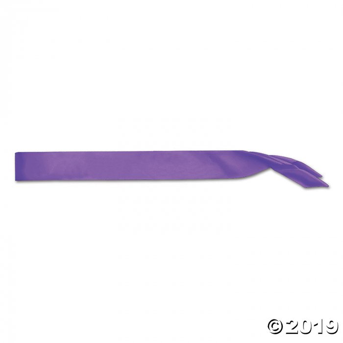 Purple Royalty Sash (1 Piece(s))
