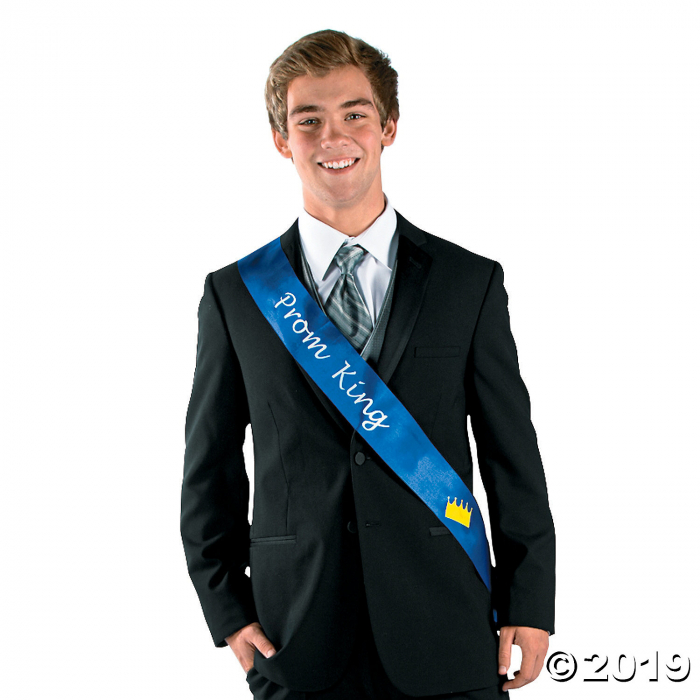 Blue Prom King Sash (1 Piece(s))