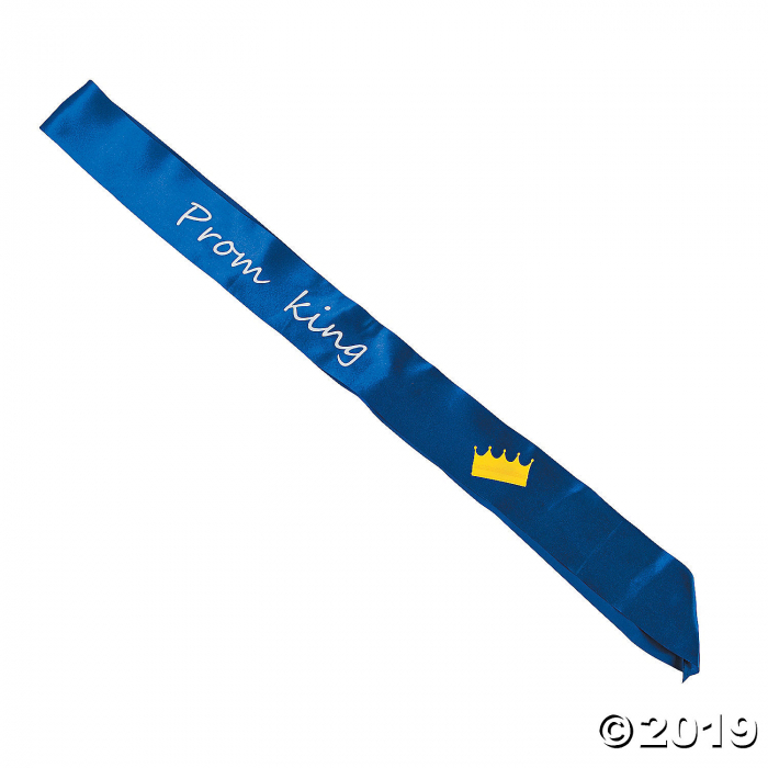 Blue Prom King Sash (1 Piece(s))