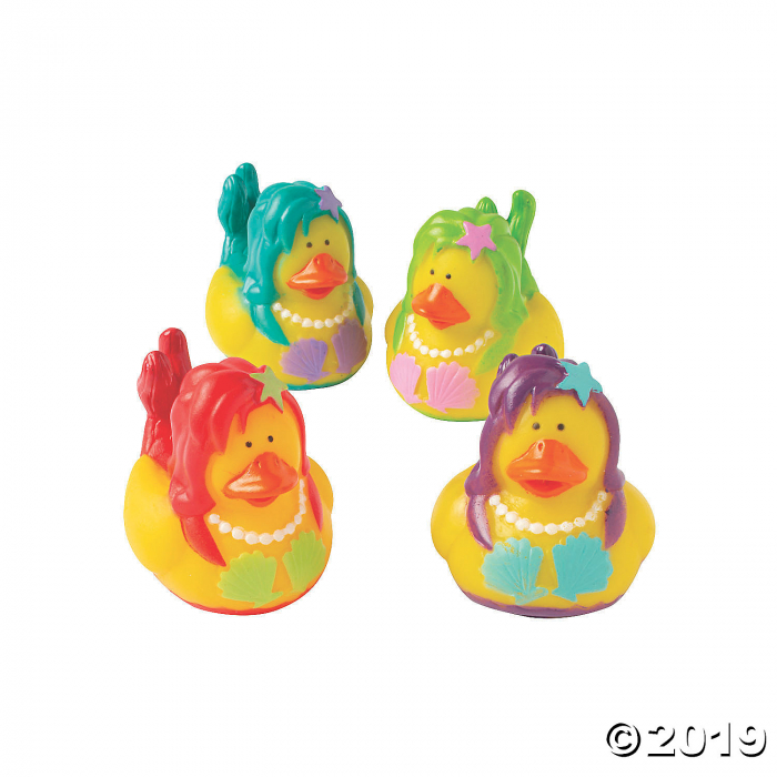 Mermaid Rubber Duckies (Per Dozen) | GlowUniverse.com