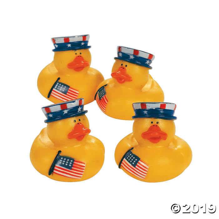 Patriotic Rubber Duckies (Per Dozen)