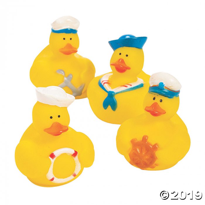 12 Navy Rubber Ducks NEW Sailor Retirement Party Novelty Ducky Gifts Duckie 