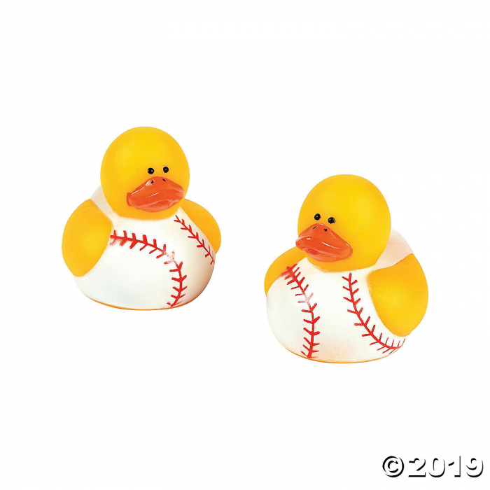 Mini Baseball Rubber Duckies (24 Piece(s))