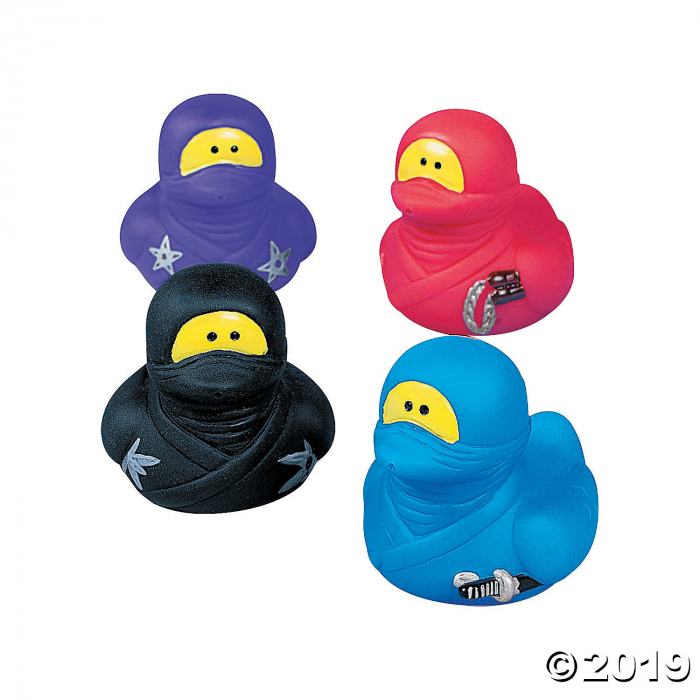 Ninja Rubber Duckies (Per Dozen)