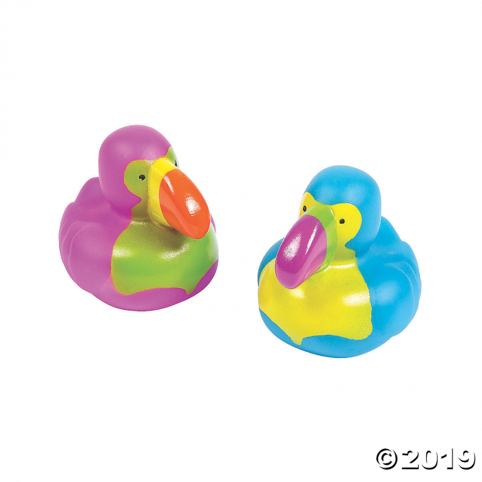 Luau Toucan Rubber Duckies (Per Dozen) Luau Toucan Rubber Duckies (Per Dozen)
