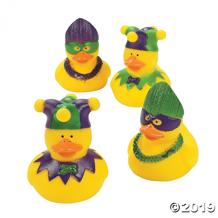 Mardi Gras Rubber Duckies (Per Dozen) Mardi Gras Rubber Duckies (Per Dozen)