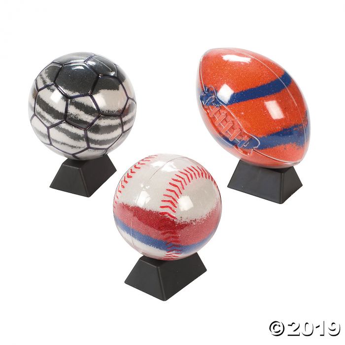 Sports Sand Art Bottles (Per Dozen)