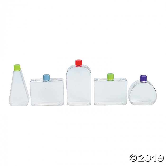 Flat-Sided Sand Art Bottles (Per Dozen)
