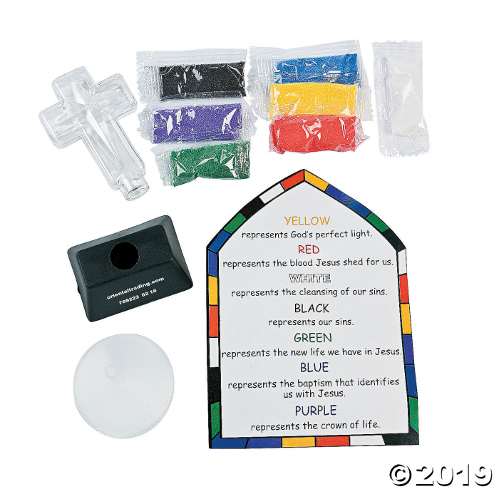 Colors of Faith Sand Art 3D Crosses (Makes 12)