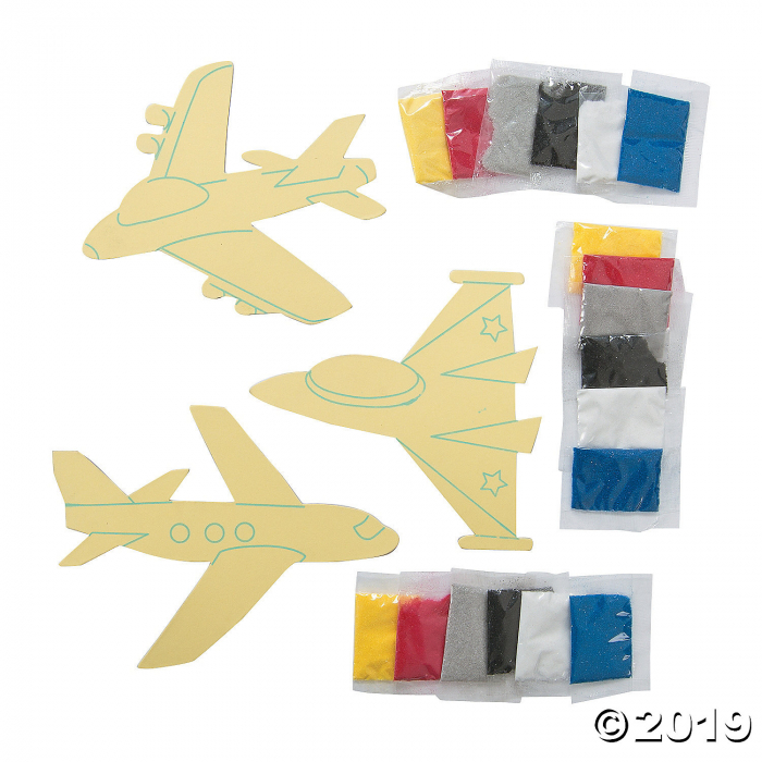 Sand Art Airplanes (Per Dozen)