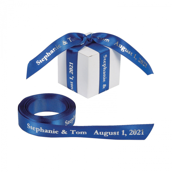 Blue Personalized Ribbon - 5/8 (1 Roll(s))