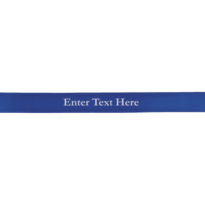 Blue Personalized Ribbon - 5/8 (1 Roll(s))