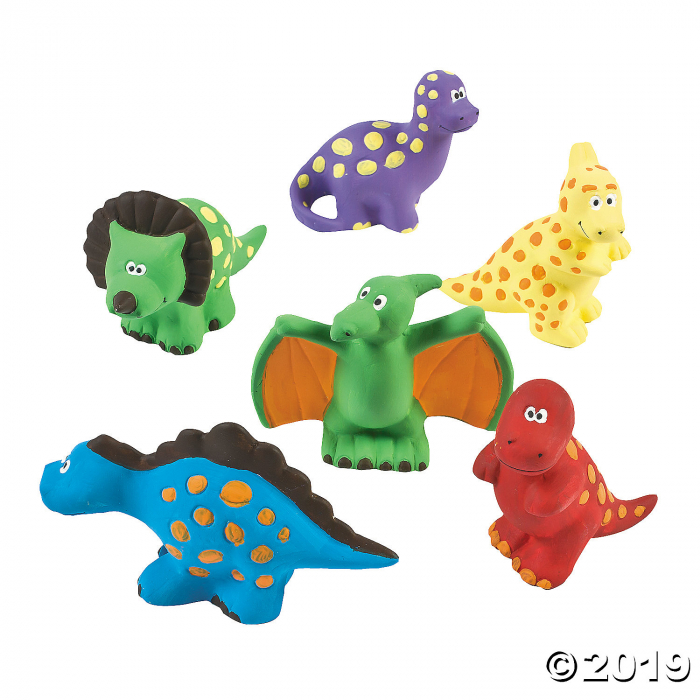 DIY Ceramic Dinosaur Shapes (Per Dozen)