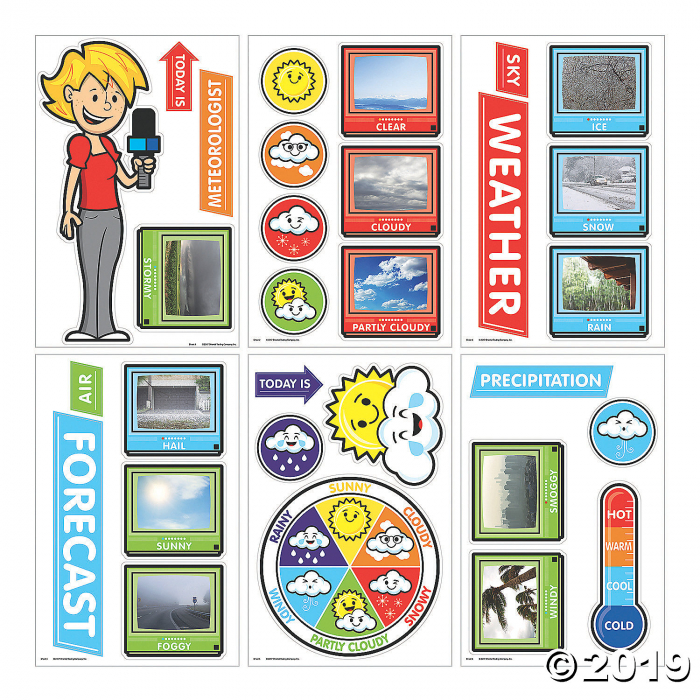 Weather Mini Bulletin Board Set (1 Set(s))