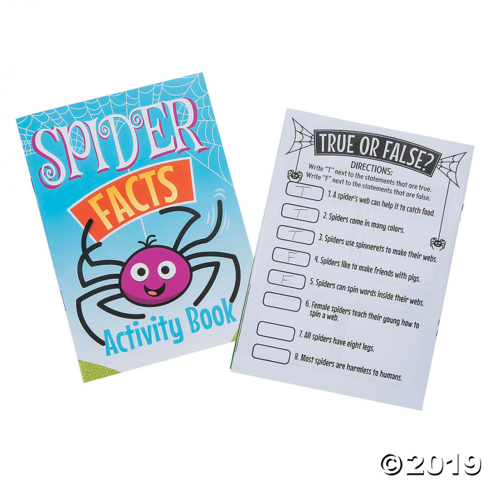 Spider Facts Activity Books (Per Dozen) Spider Facts Activity Books (Per Dozen)